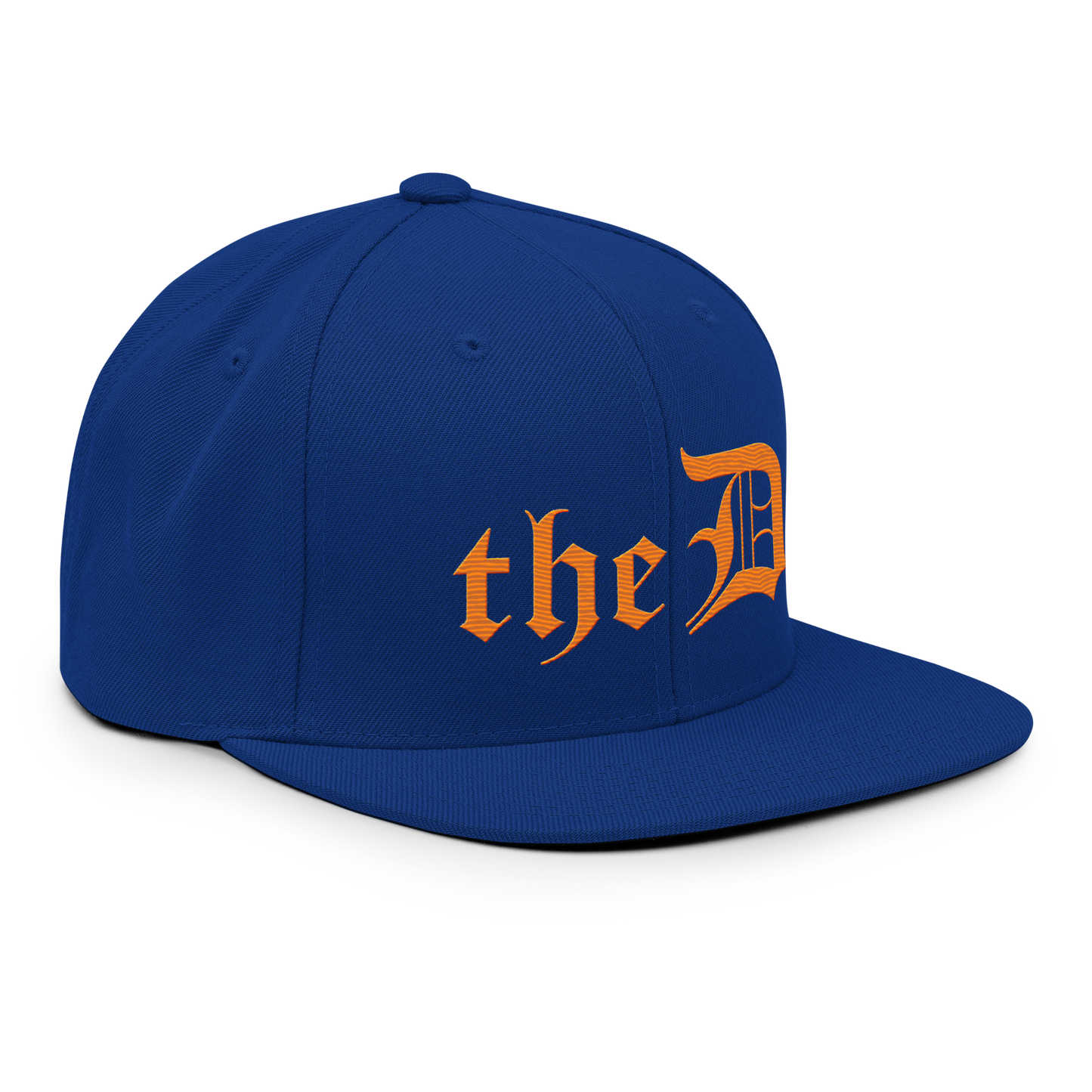 Detroit 'The D' Vintage Snapback | Orange