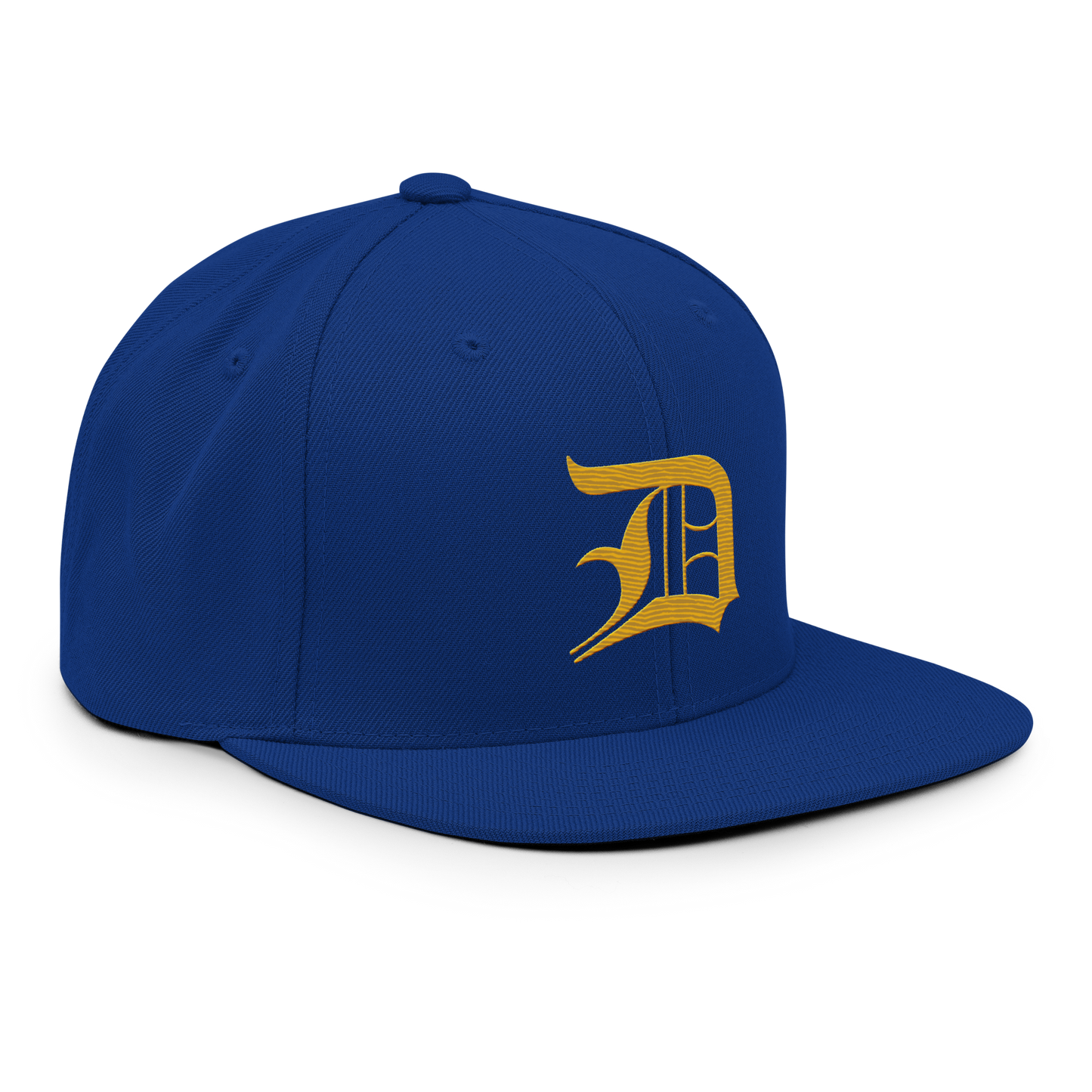 Detroit 'Old English D' Vintage Snapback (Gold)