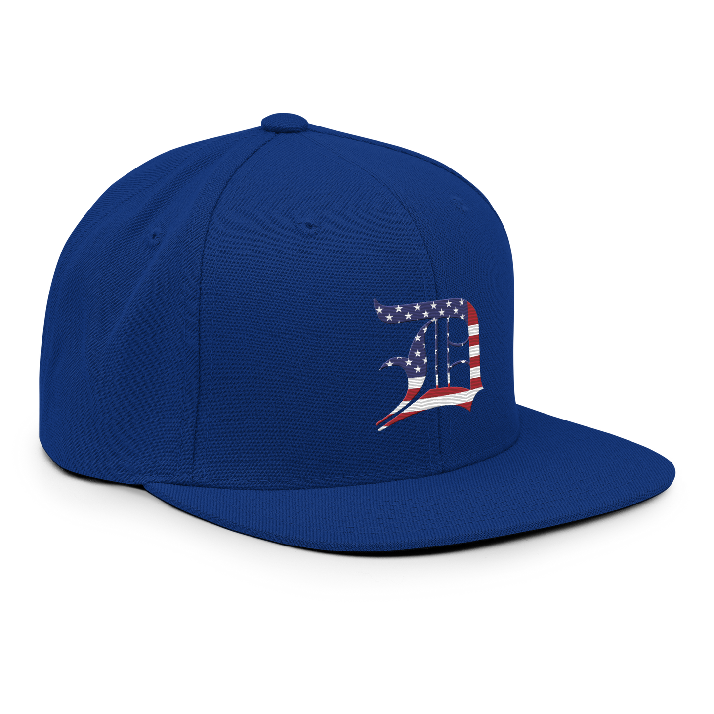 Detroit 'Old English D' Vintage Snapback (Patriot Edition)