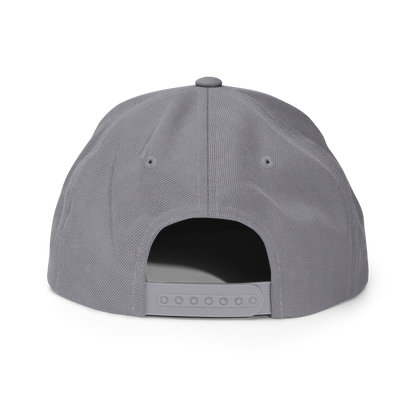 Detroit 'Old English D' Vintage Snapback (Iron Ore Grey)