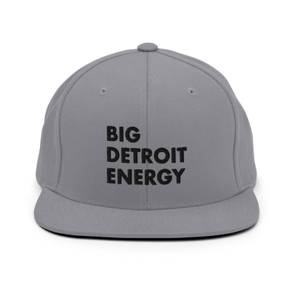 'Big Detroit Energy' Vintage Snapback (Black Emb.)