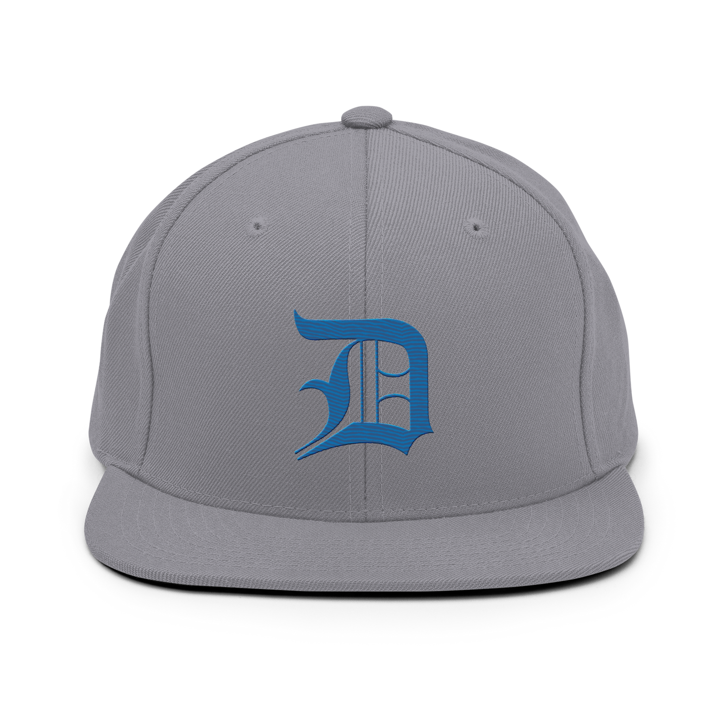 Detroit 'Old English D' Vintage Snapback (Azure)