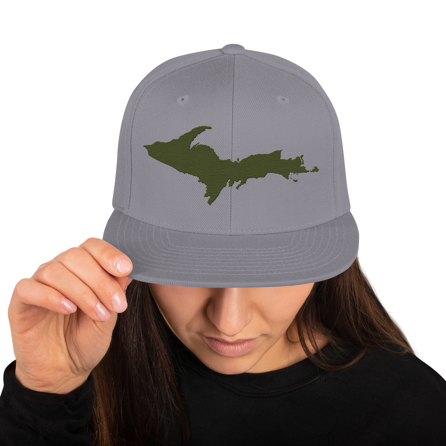 Upper Peninsula Vintage Snapback | Army Green