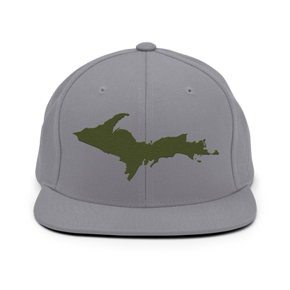 Upper Peninsula Vintage Snapback | Army Green