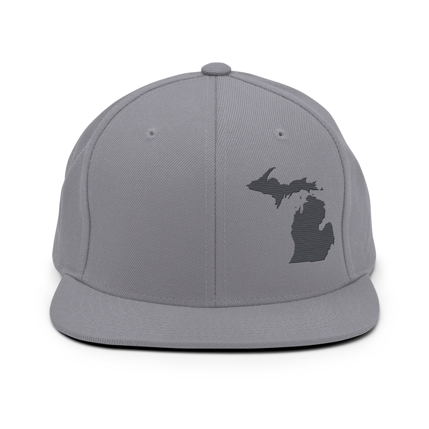 Michigan Vintage Snapback | Iron Ore Grey Outline