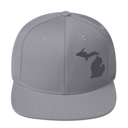 Michigan Vintage Snapback | Iron Ore Grey Outline