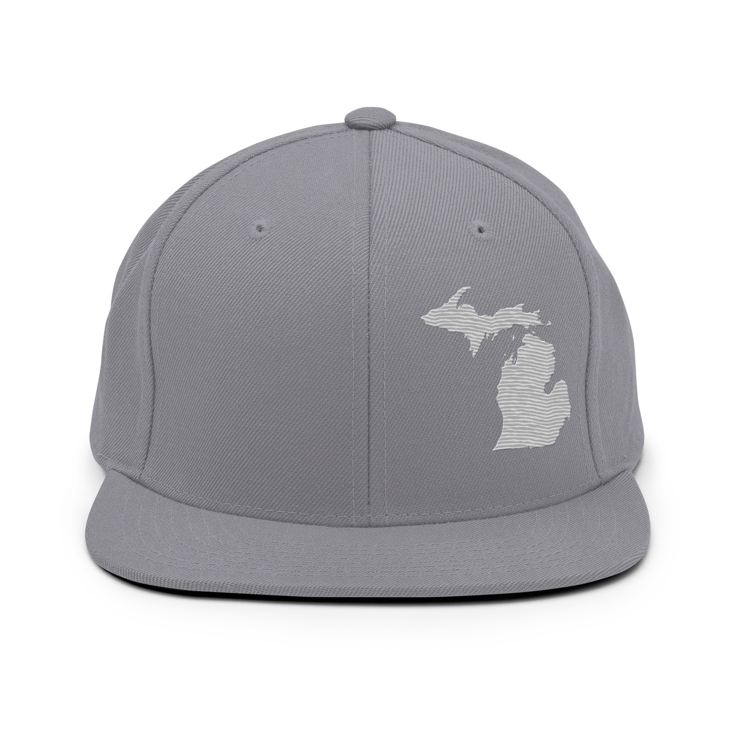 Michigan Vintage Snapback | Platinum Outline