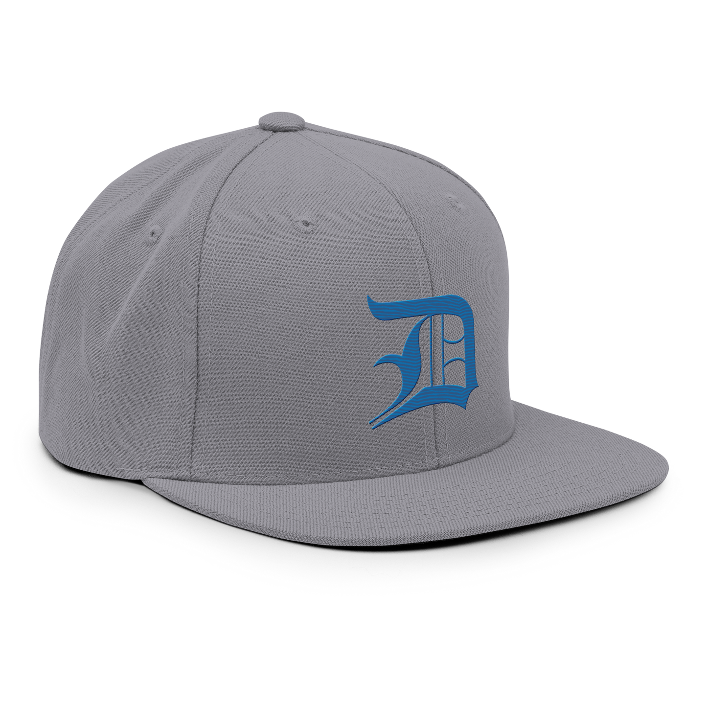 Detroit 'Old English D' Vintage Snapback (Azure)