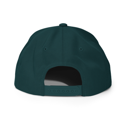 Detroit 'Old English D' Vintage Snapback (Copper Green)