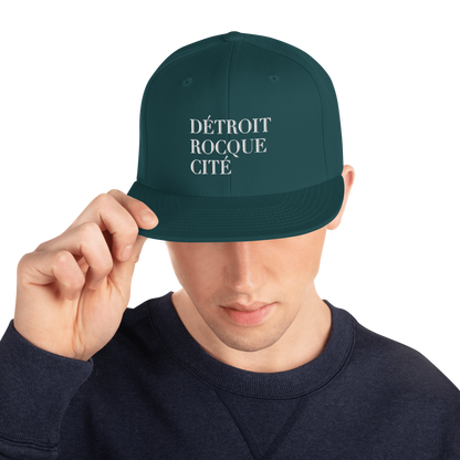 'Détroit Rocque Cité' Vintage Snapback (White Emb.)