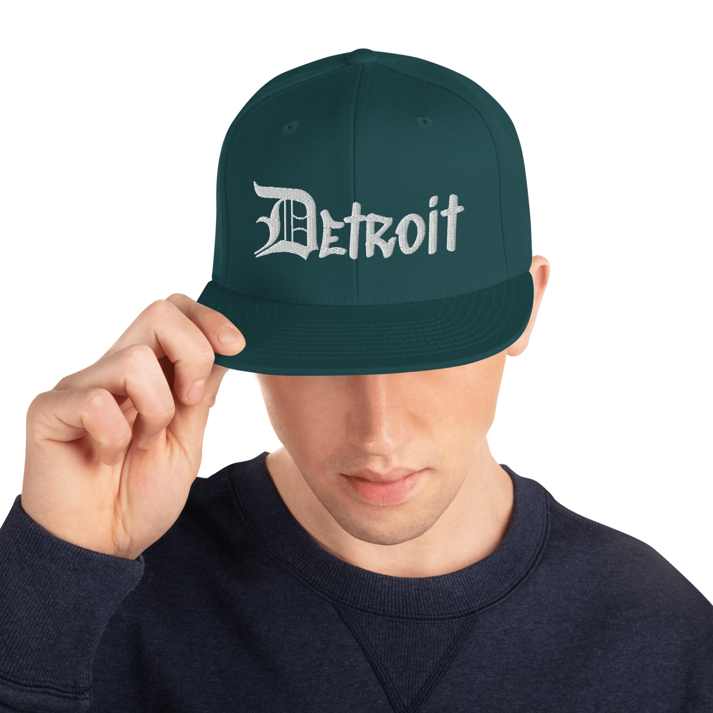 'Detroit' Vintage Snapback (OED Tag Font)