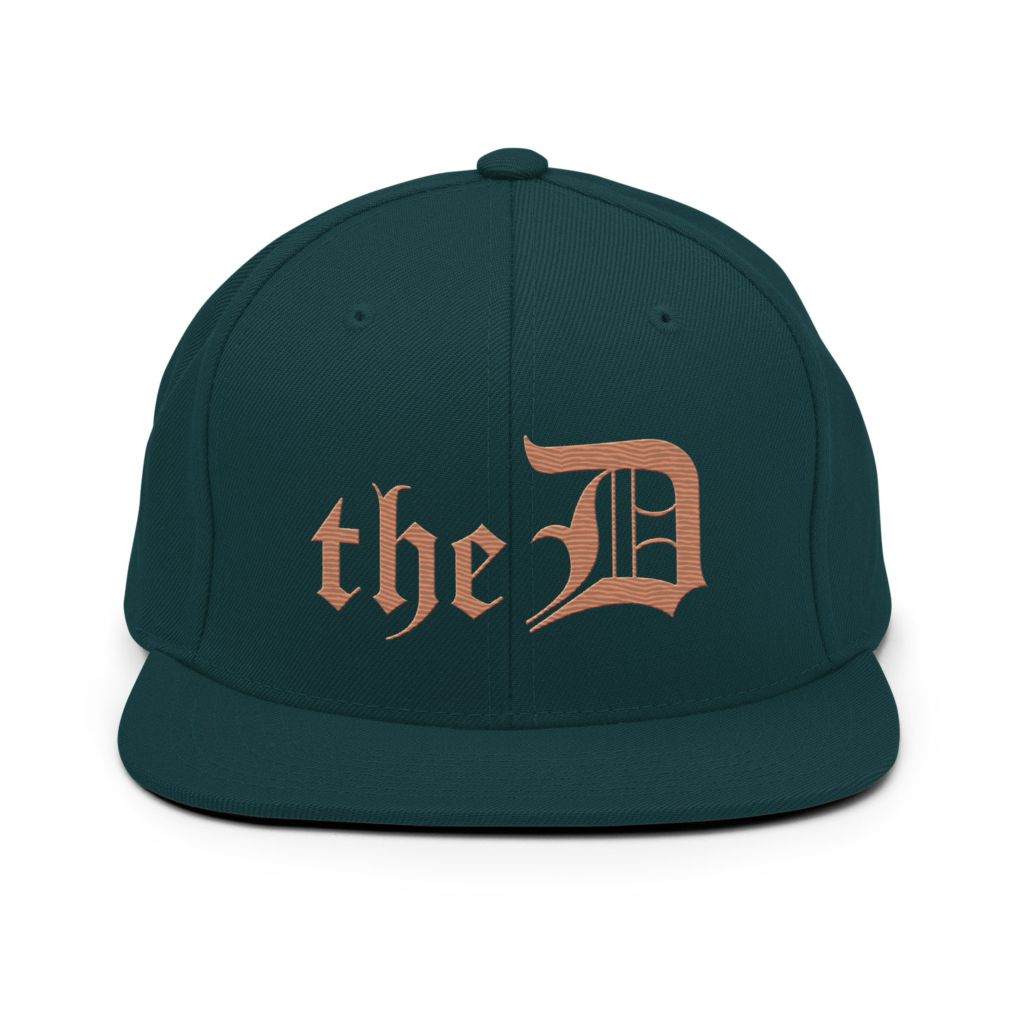 Detroit 'The D' Vintage Snapback | Copper