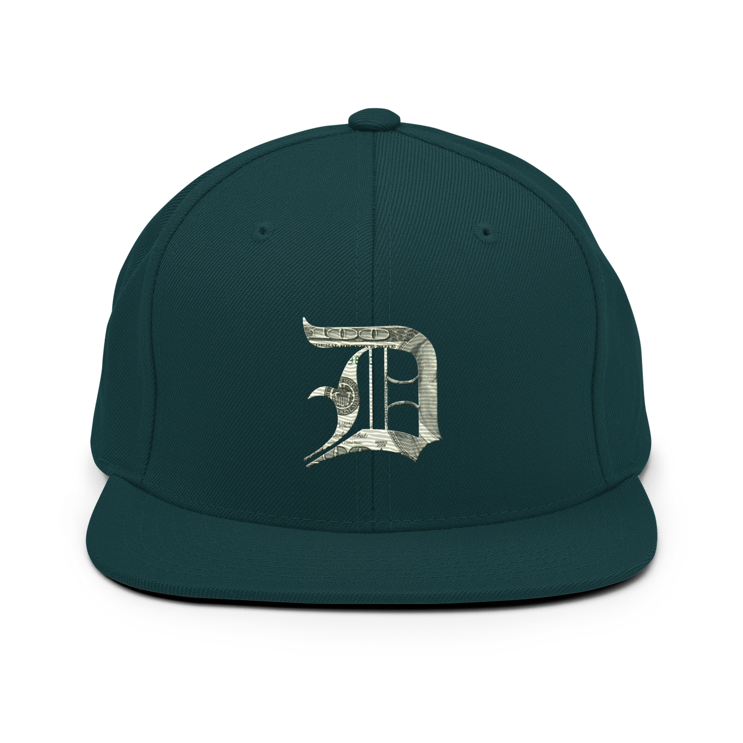 Detroit 'Old English D' Vintage Snapback (Benjamins Edition)