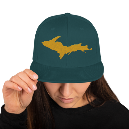 Upper Peninsula Vintage Snapback | Gold