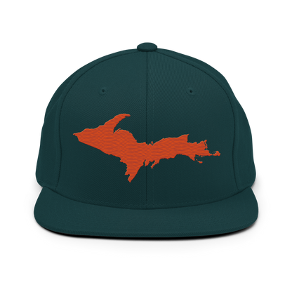 Upper Peninsula Vintage Snapback | Maple Leaf Orange