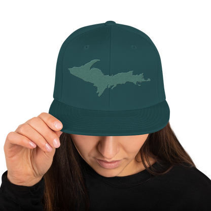 Upper Peninsula Vintage Snapback | Copper Green