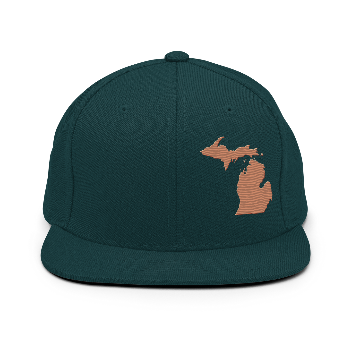 Michigan Vintage Snapback | Copper Outline