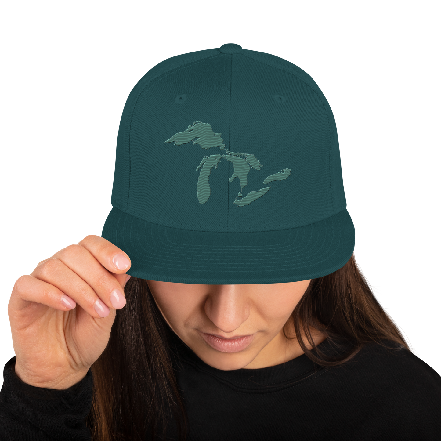 Great Lakes Vintage Snapback | Copper Green