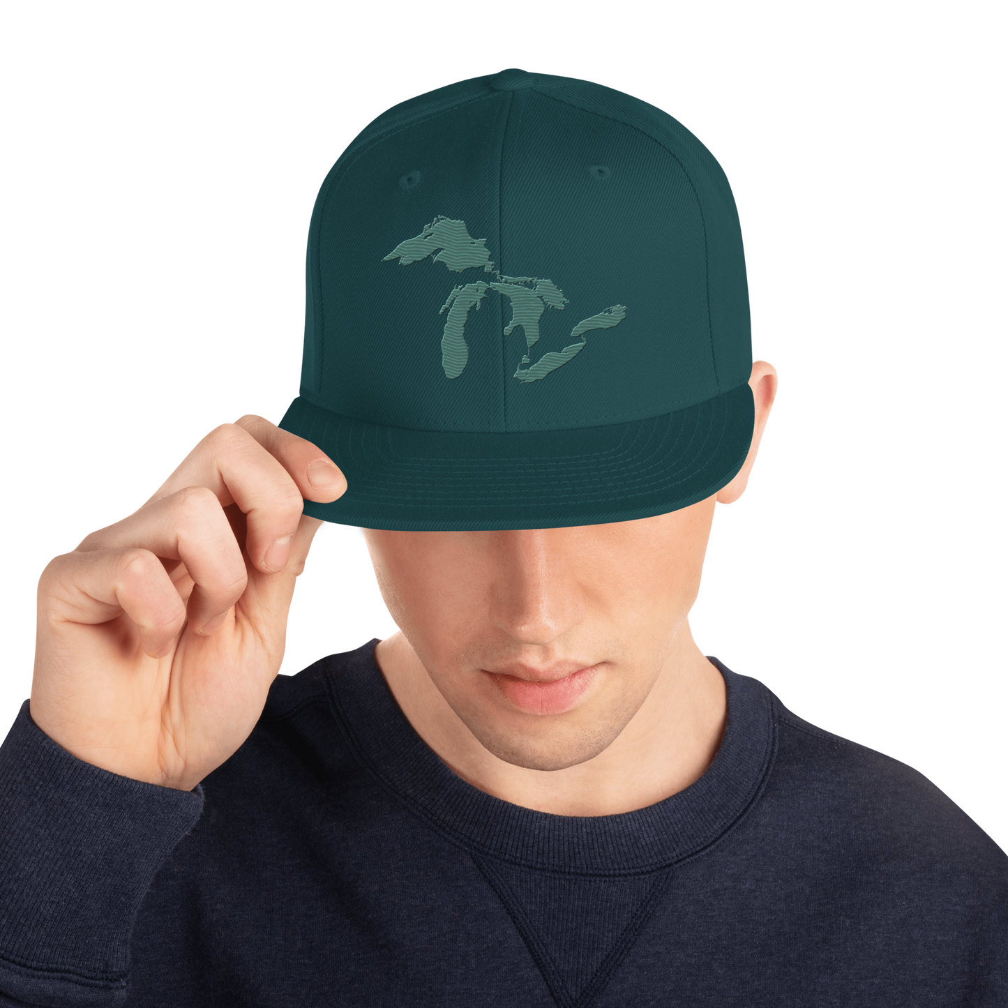 Great Lakes Vintage Snapback | Copper Green