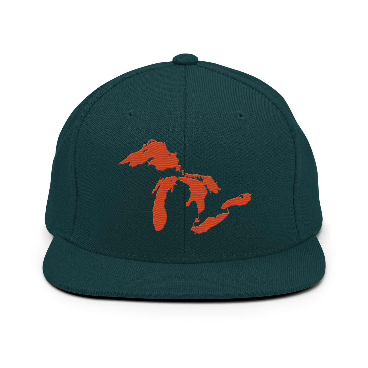 Great Lakes Vintage Snapback | Maple Leaf Orange