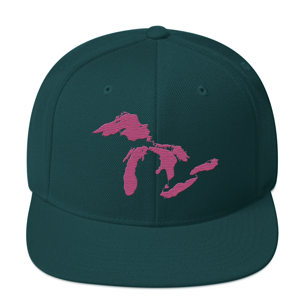 Great Lakes Vintage Snapback | Apple Blossom Pink