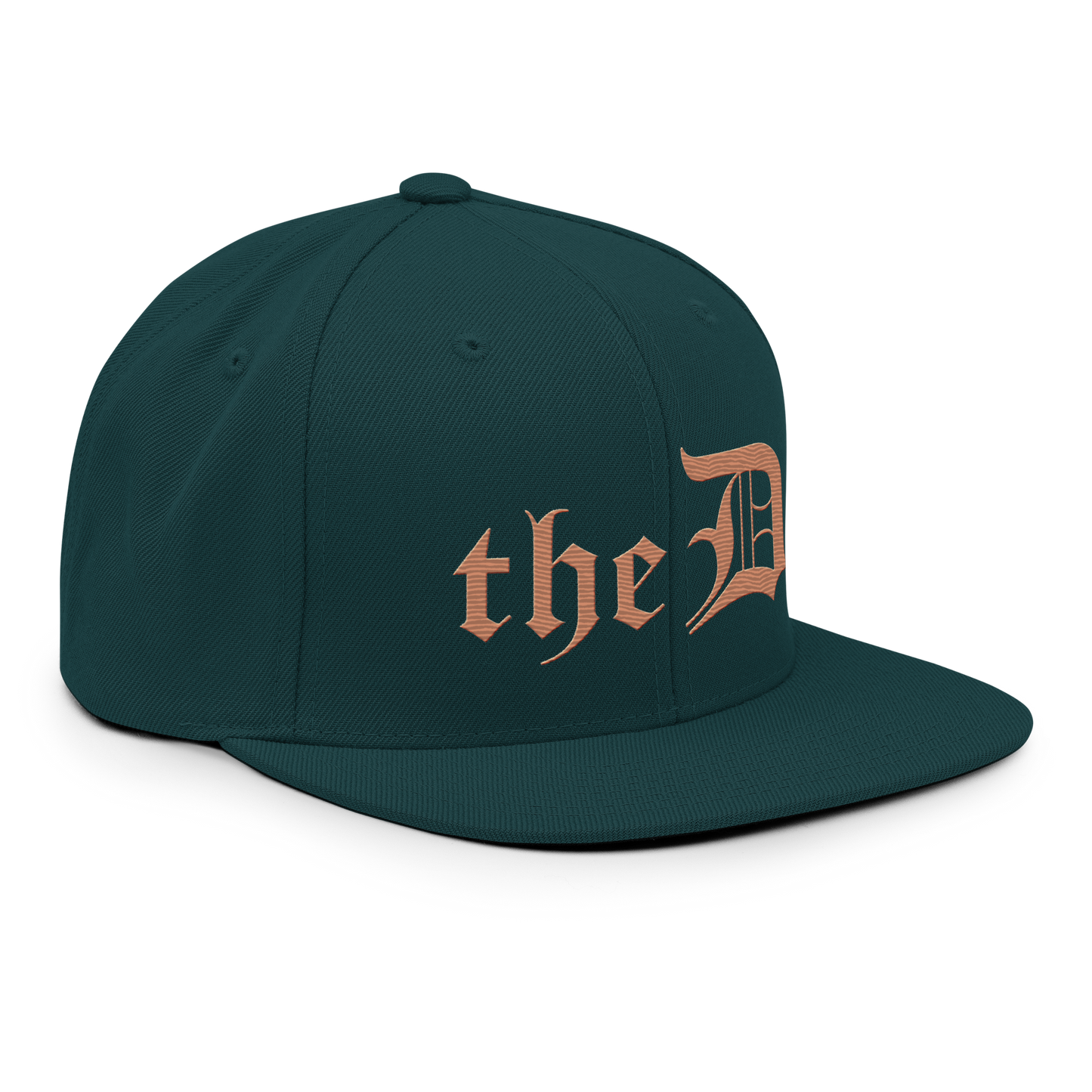 Detroit 'The D' Vintage Snapback | Copper