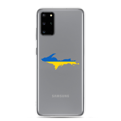 Michigan Upper Peninsula Phone Case (w/ UP Ukraine Flag Outline) | Samsung Android