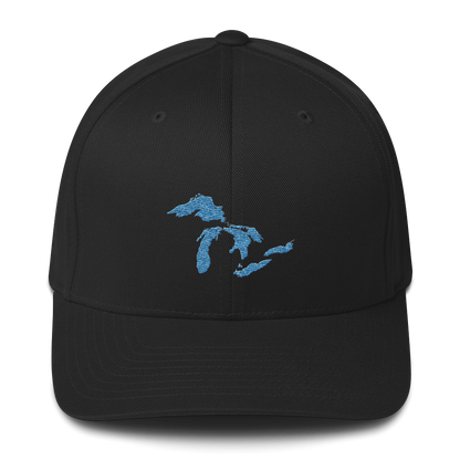 Great Lakes Fitted Baseball Cap (Aquatic Edition)