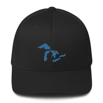 Great Lakes Fitted Baseball Cap (Superior Blue)