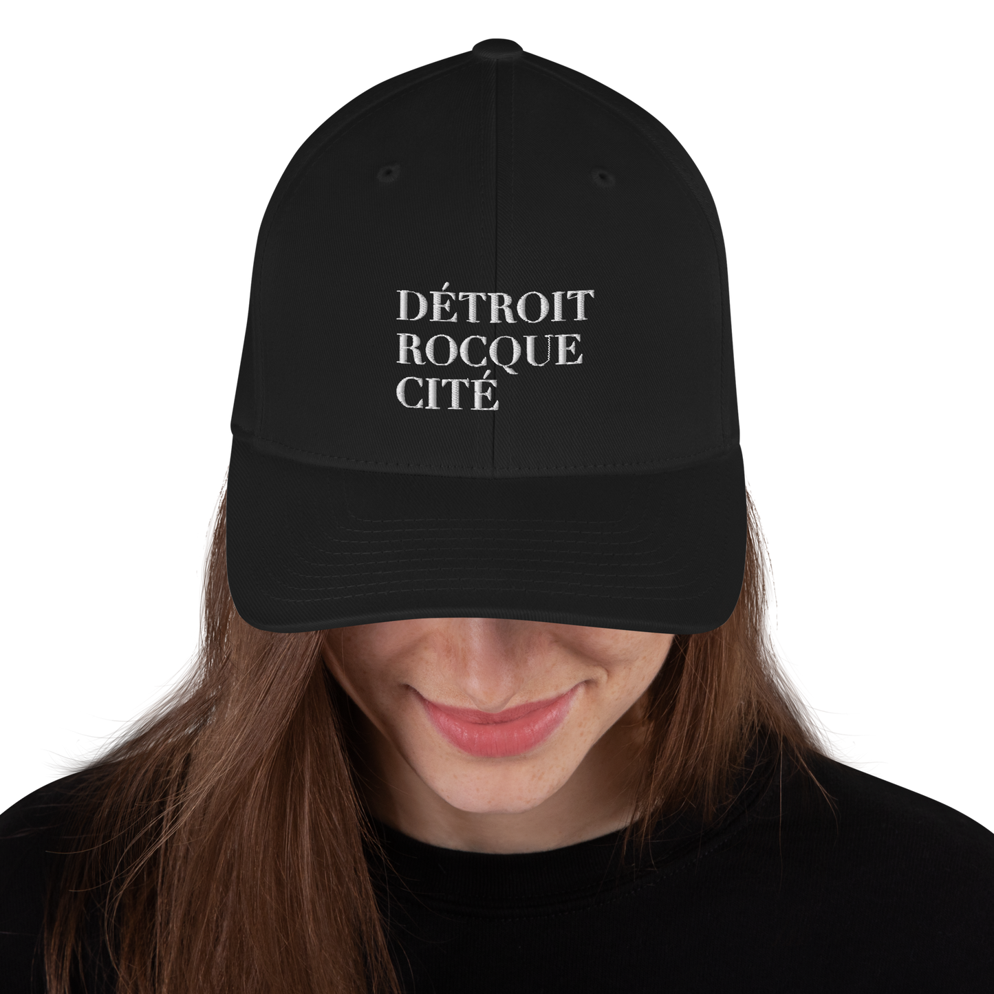 'Détroit Rocque Cité' Fitted Baseball Cap