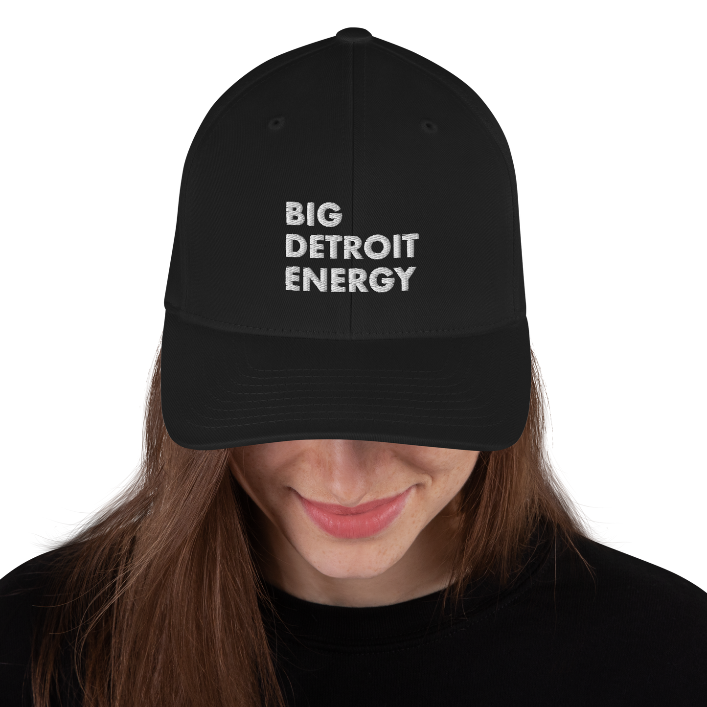 'Big Detroit Energy' Fitted Baseball Cap