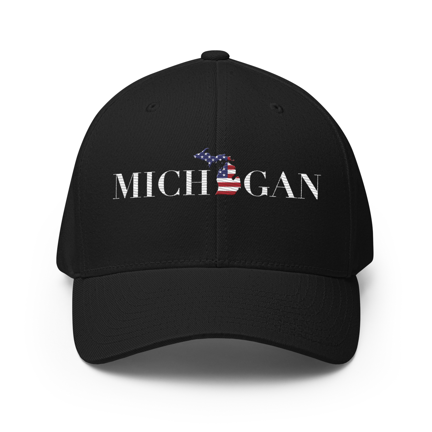 'Michigan' Fitted Baseball Cap (Didone Patriot Edition)