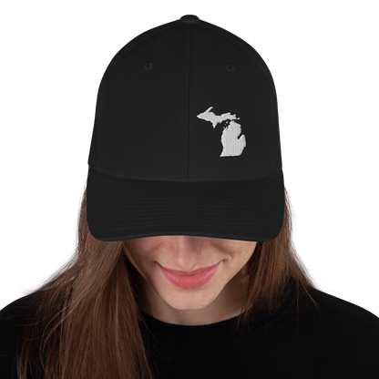 Michigan Fitted Baseball Cap (MI Outline)