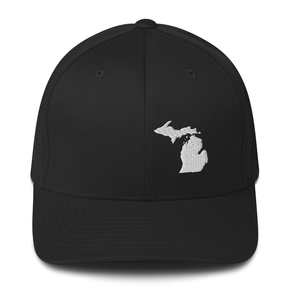 Michigan Fitted Baseball Cap (MI Outline)