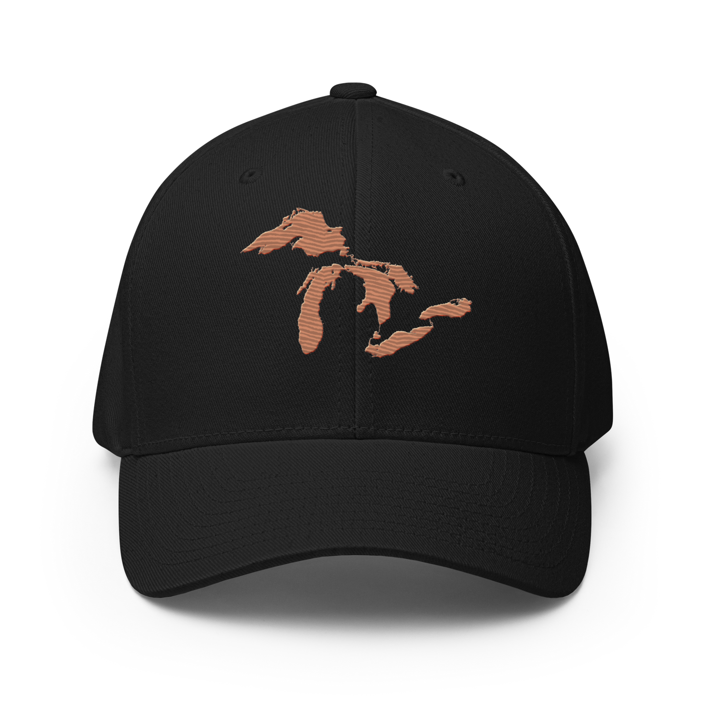 Great Lakes Fitted Baseball Cap (Copper)