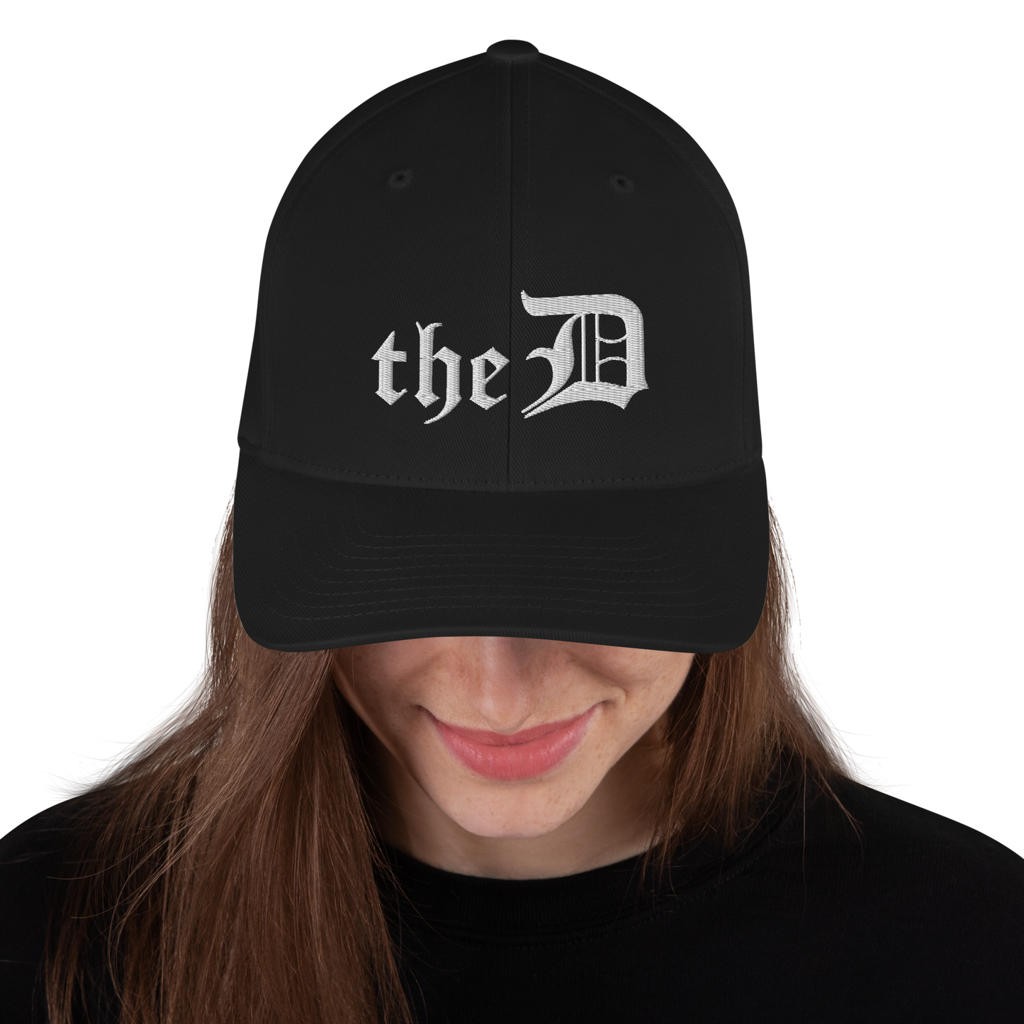 Detroit 'The D' Fitted Baseball Cap