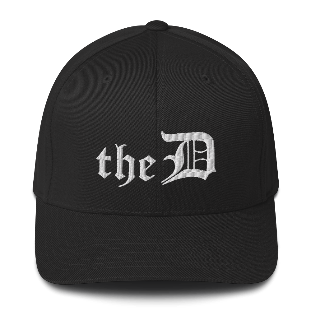 Detroit 'The D' Fitted Baseball Cap