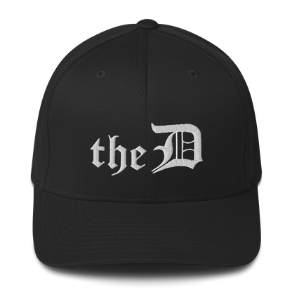 Detroit 'The D' Fitted Baseball Cap