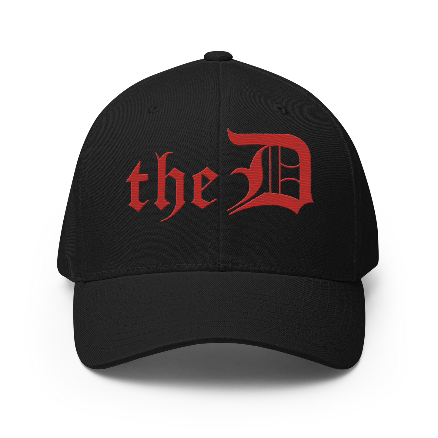 Detroit 'The D' Fitted Baseball Cap | Aliform Red