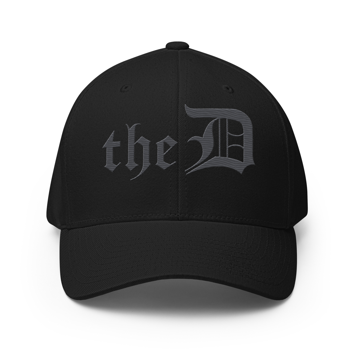 Detroit 'The D' Fitted Baseball Cap | Iron Ore Grey