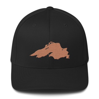 Lake Superior Fitted Baseball Cap | Copper