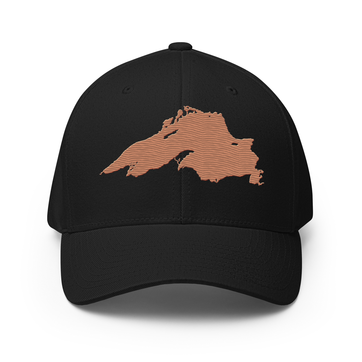 Lake Superior Fitted Baseball Cap | Copper