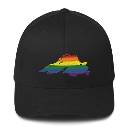 Lake Superior Fitted Baseball Cap | Rainbow Pride Edition