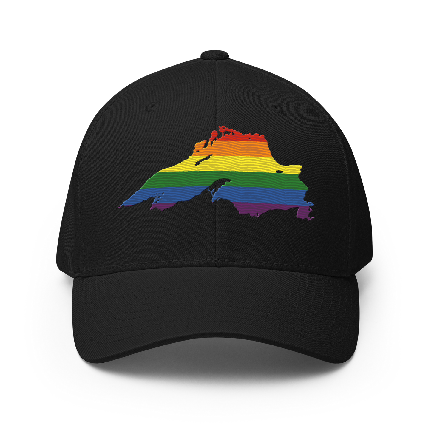 Lake Superior Fitted Baseball Cap | Rainbow Pride Edition