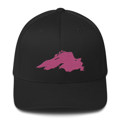 Lake Superior Fitted Baseball Cap | Apple Blossom Pink