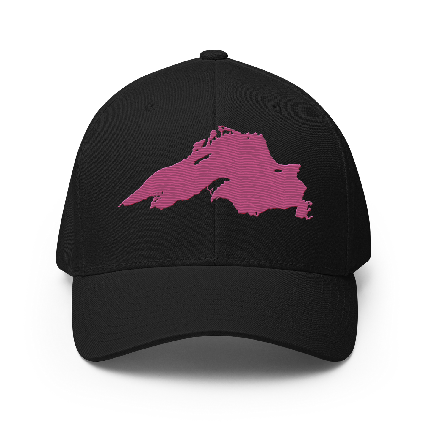 Lake Superior Fitted Baseball Cap | Apple Blossom Pink