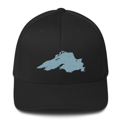 Lake Superior Fitted Baseball Cap | Opal Blue