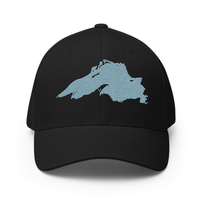 Lake Superior Fitted Baseball Cap | Opal Blue