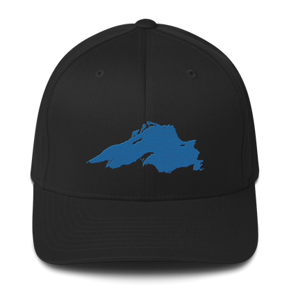 Lake Superior Fitted Baseball Cap | Azure