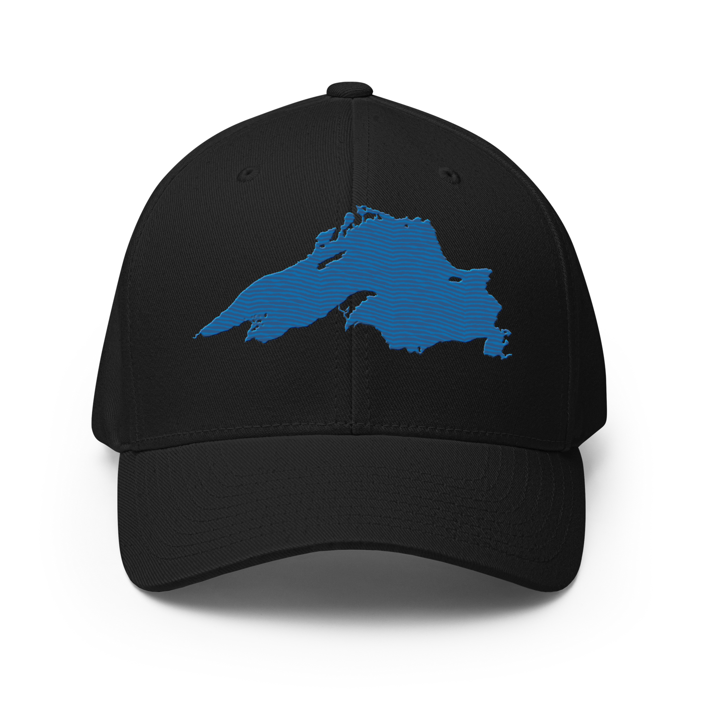 Lake Superior Fitted Baseball Cap | Azure